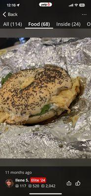 The "OTHER" bagel shops limited poppy seed bagel