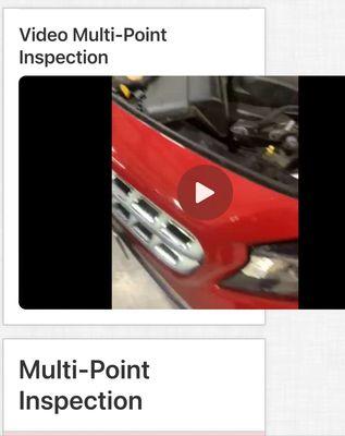 They provide a multi-point inspection video