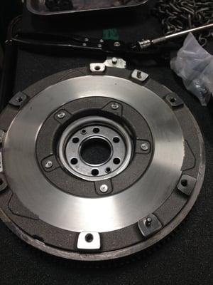 Beautiful new flywheel