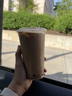 Vanilla Chai Milk Tea with Boba