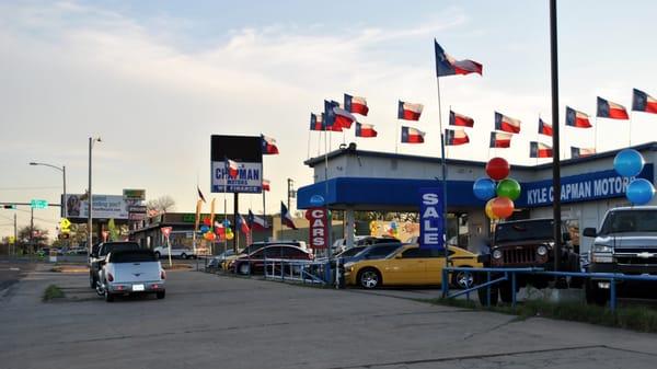 View from Airport Rd looking south
 Kyle Chapman Motors Austin Airport