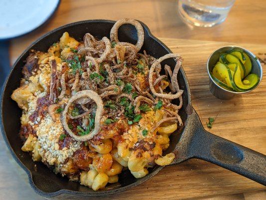 BBQ Pork Mac & Cheese