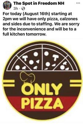 Pizza only