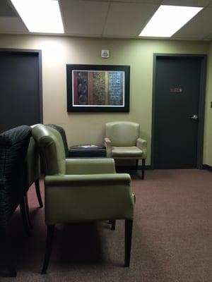 Many doctors share a waiting room!