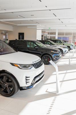 Land Rover showroom