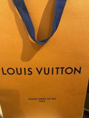 Famous Orange LV shopping bag