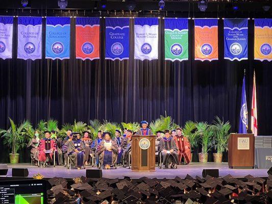 Graduation ceremony at FAU