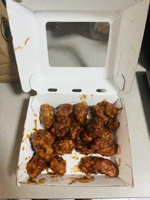 1/9/24 - 20 Pc Honey BBQ Boneless Wings