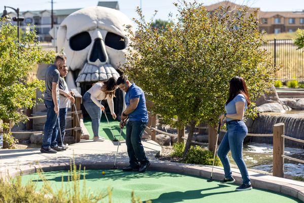 Putt into some weekend fun here at Boondocks in our awesome minigolf courses!