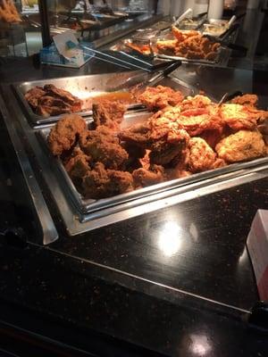 Awesome fried chicken for a supermarket!