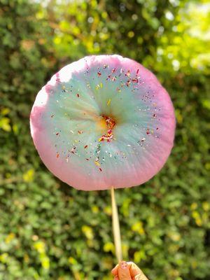 Donut cotton candy