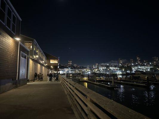 The view from Pier 39.