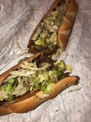 Classic philly cheese steak