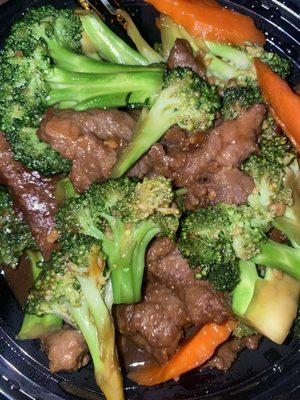 Beef broccoli. Fire.