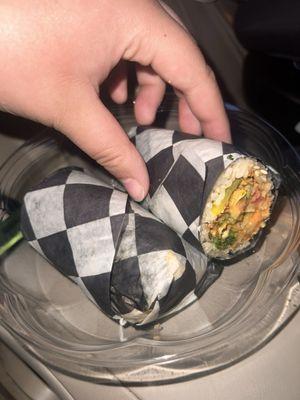 Sushi Burrito with 2 Proteins