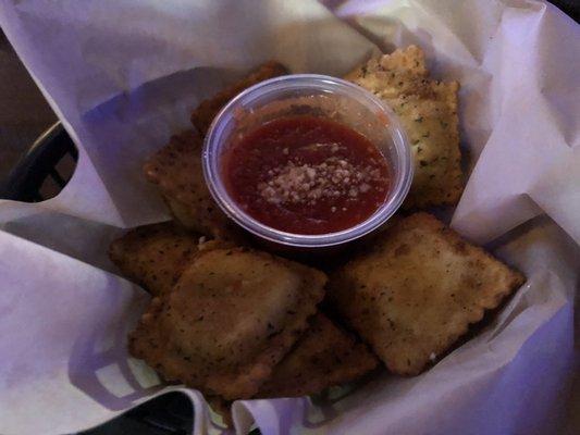 Fried ravioli