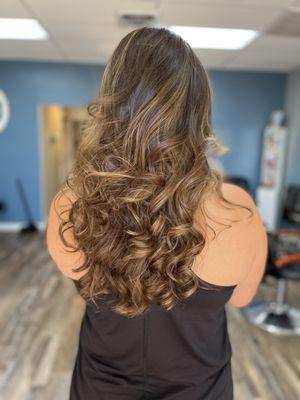 Money piece balayage