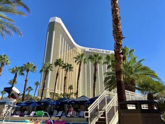 The view from the Lazy River.