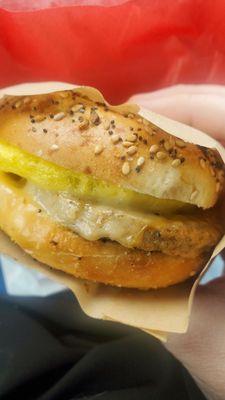 Everything Bagel Sandwich is a must try!