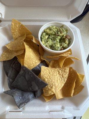 Guacamole con chips