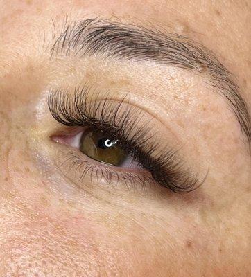 Light fluff Volume lash extensions by Samantha