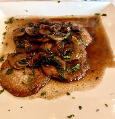 Veal Marsala - served with salad and two sides