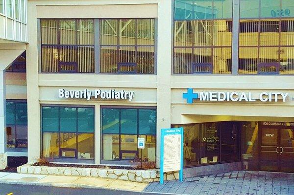 Beverly Podiatry is at 900 Cummings Center,Suite 309 www.beverlypodiatry.com