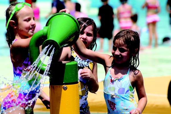 Our Splash Pad is a huge hit during the Hotlanta summers!