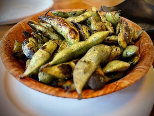 Charcoal Grilled Edamame