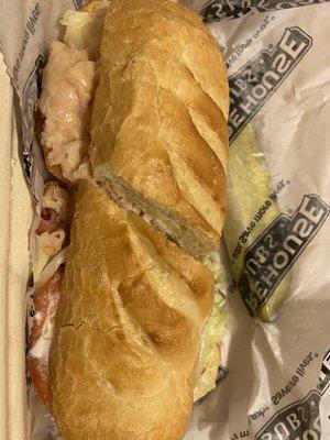 Hook and Ladder sub on white