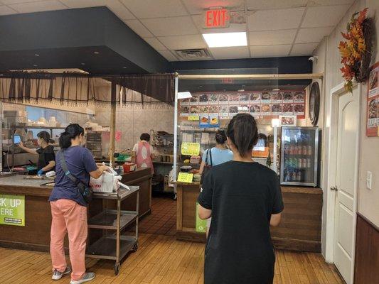 Ajumma doesn't sell kimbap anymore. Kimbop is next door at "K-Town" now