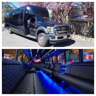 Skylark's 25 Passenger Limo/Party Bus