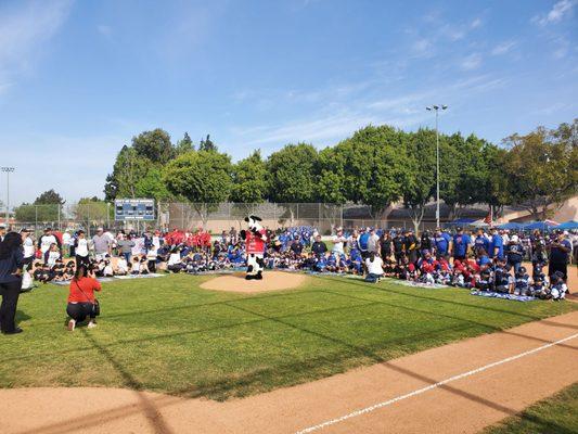 2022 Smith Park Pony Baseball, opening  ceremony.