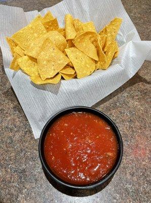 Complimentary Chips and Salsa