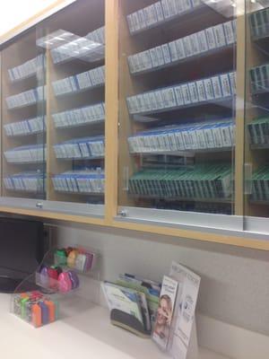 Large selection of contacts in stock