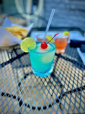 Blue swirl margarita