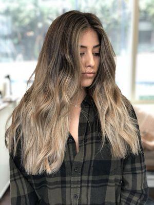 Balayage Ombré haircolor