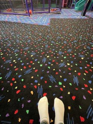 Seriously. They need to deep clean this carpet every month! No more smelly feet carpet!