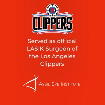 AEI served as official LASIK Surgeon of the Los Angeles Clippers.