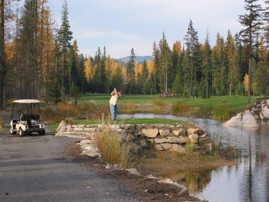 18 hole golf course or nordic skiing in the winter