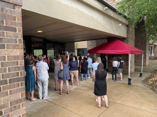 Summer camp students put on a show at nearby Two Stones Pub