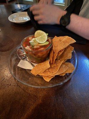 Vera Cruz Style Shrimp Cocktail