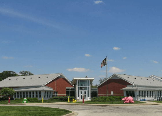 Entrance of Day Early Learning at Fort Harrison.