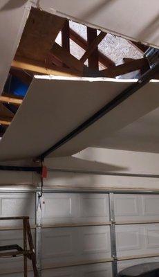 Attic roof fell!