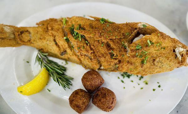 Whole Snapper Fried