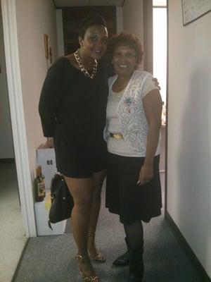 Me and Ms. Cynthia! She was awesome! Had such a great time!