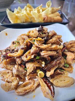 47. Spicy and Crispy Pork Intestine