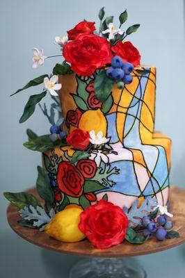 Custom Cake + Sugar Work