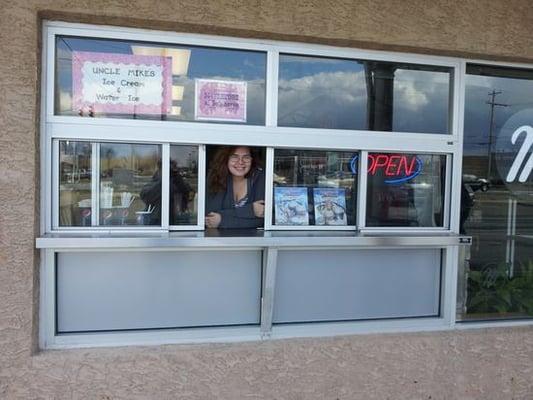 The front counter