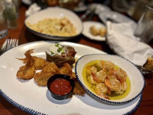 Endless Shrimp - Garlic Shrimp Scampi is the best